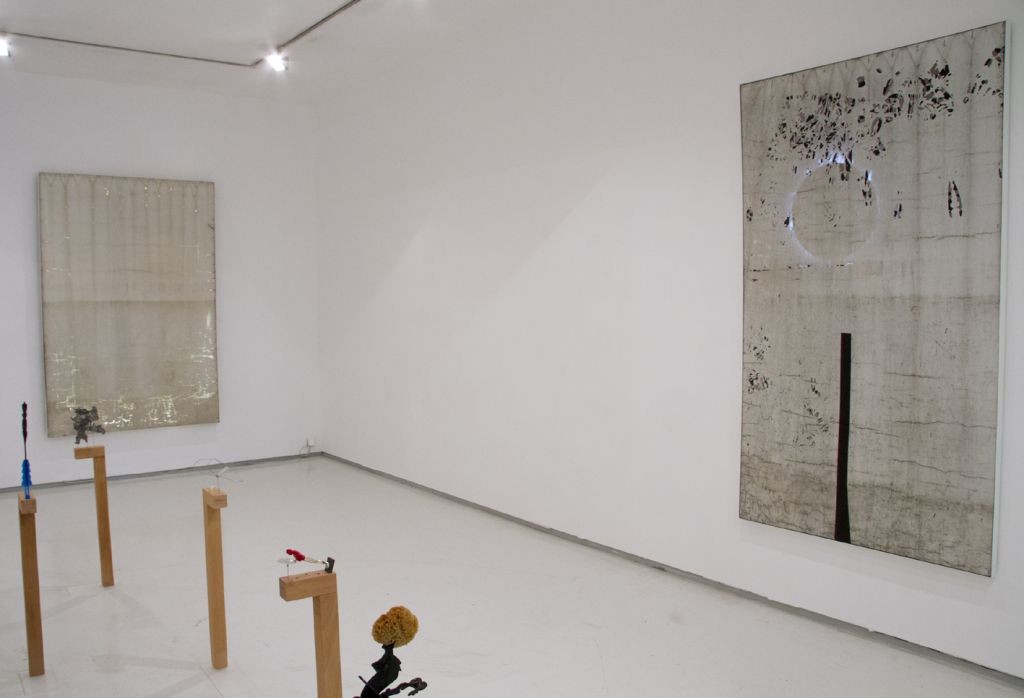 "Now are the Woods all Black, But still the Sky is Blue", Installation view, noga gallery of contemporary art, 2015