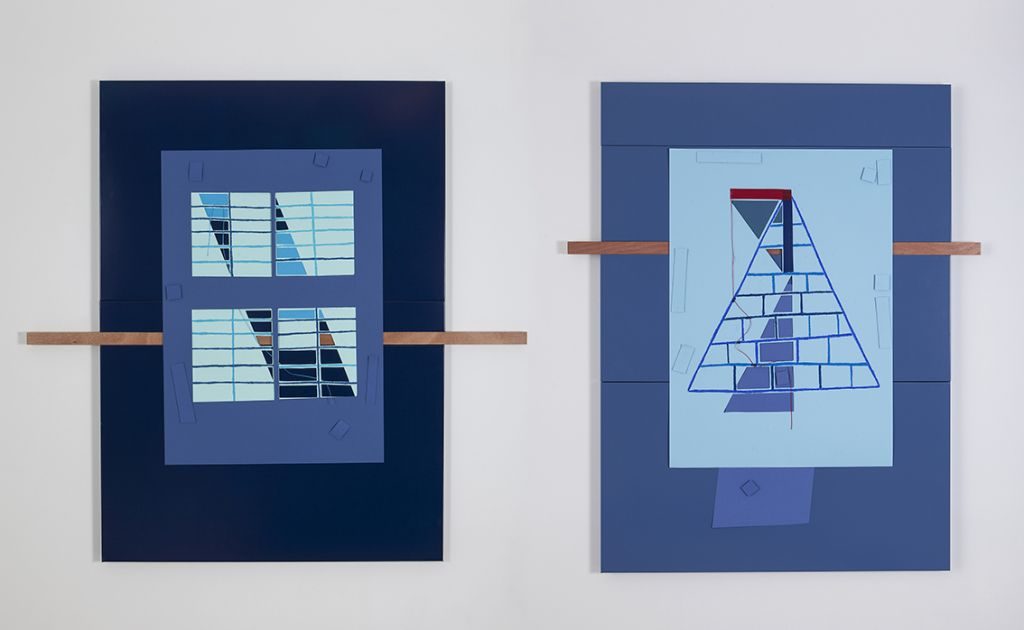 Toony Navok, wall to wall, installation view,artport,tel aviv,2016