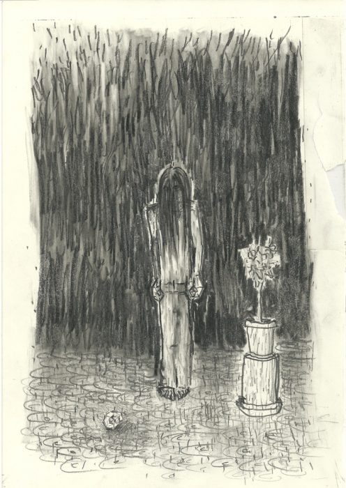 Shahar Yahalom, pencil on paper, 16.5x23cm, 2012 