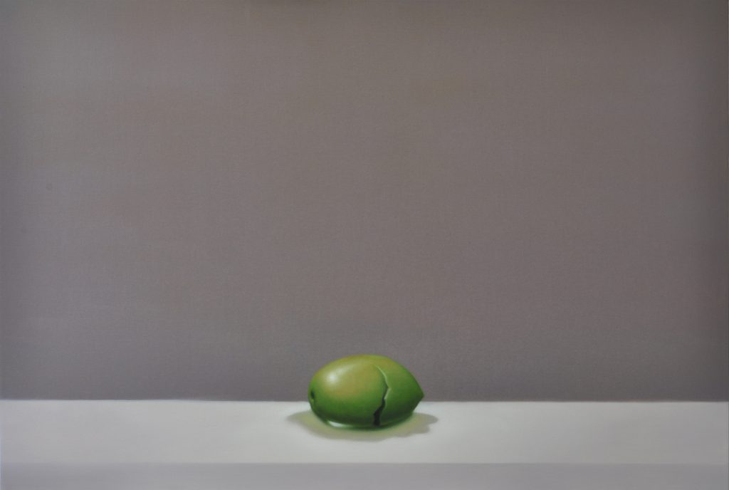 Michael Halak, Greenolive, Oil on Canvas, 120x80cm,2014