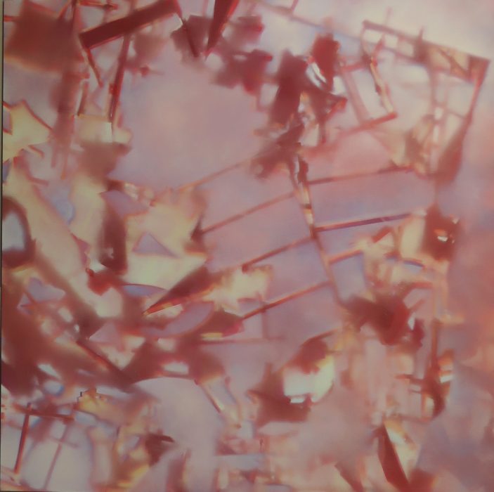 Yitzhak Livneh, Barocco, 2025 Synthetic color on dibond 110 × 110 cm