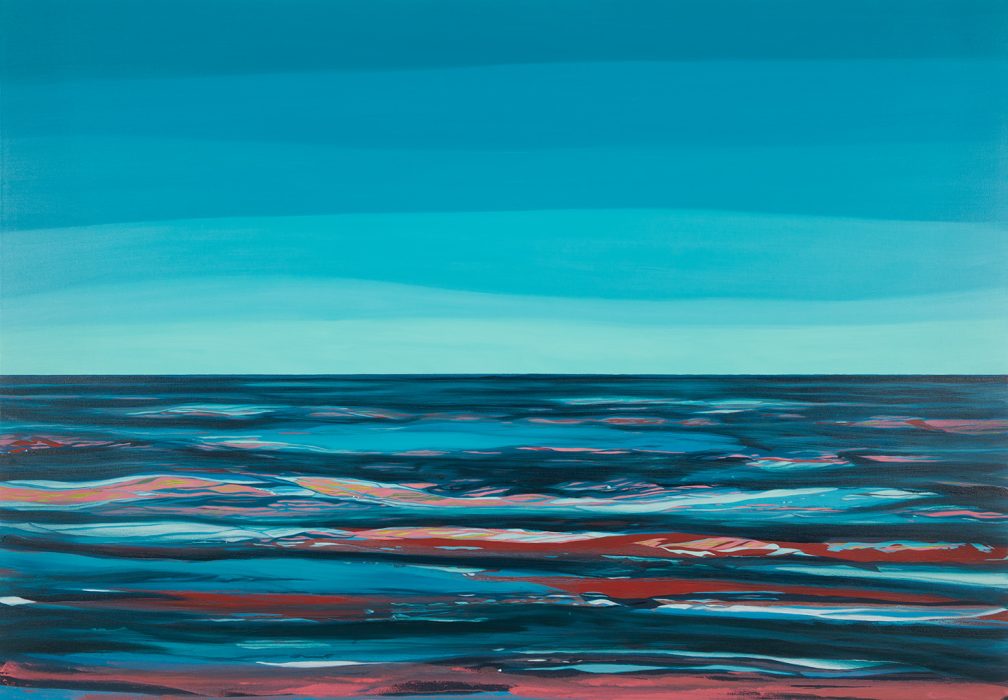 Matan Ben Tolila Sea, Within Me, 2025 (The Sea Was A Mirror), Oil on canvas, 140 × 200 cm